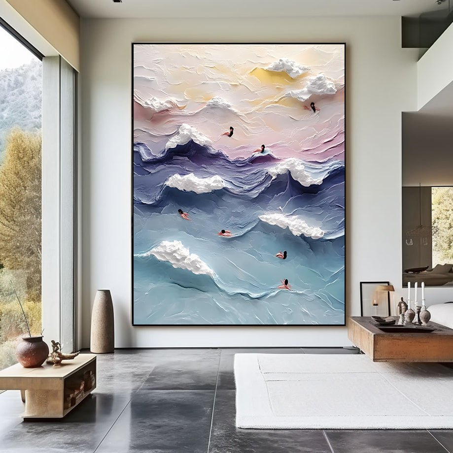 Abstract Painting "Oceania" - nukeart