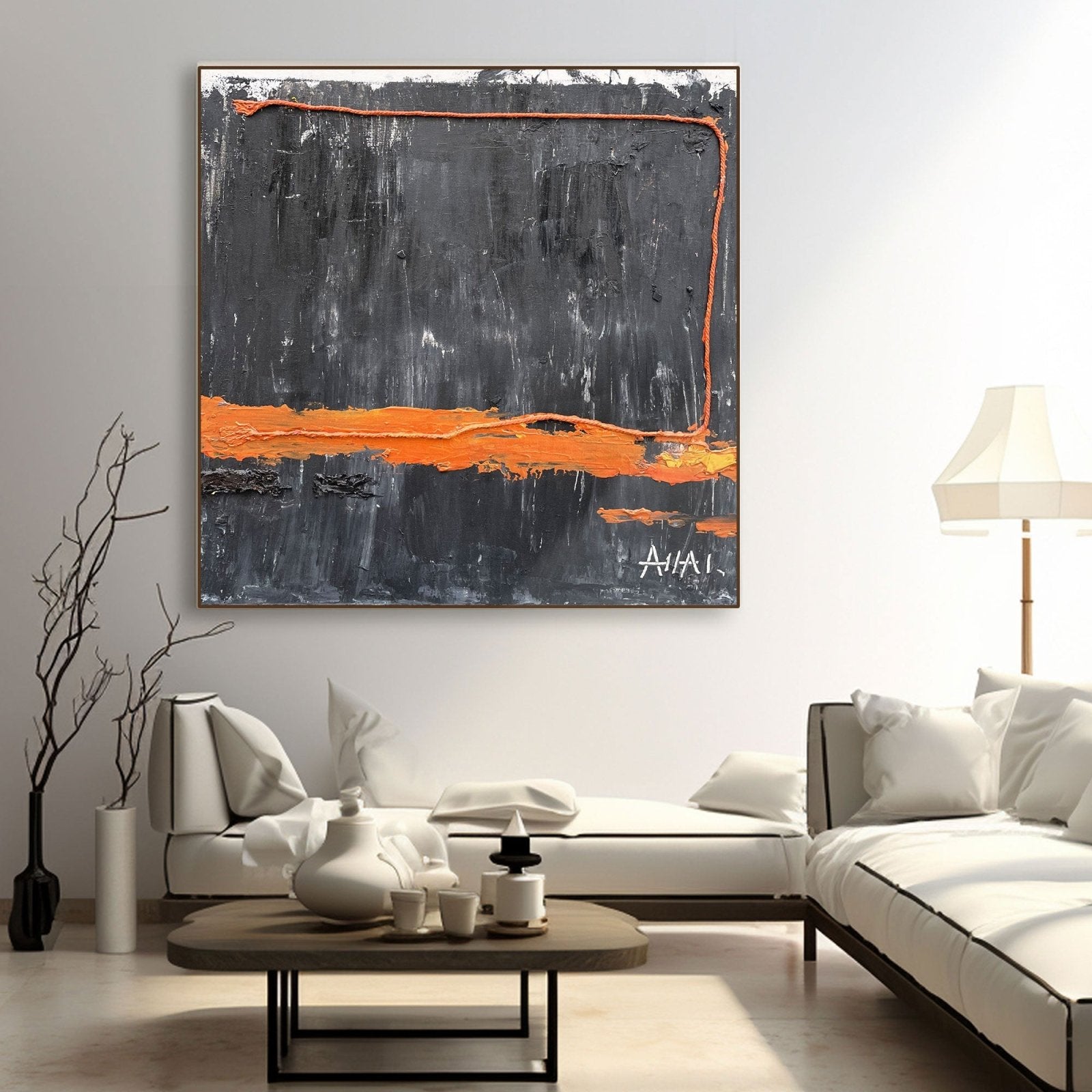 Abstract Painting "Odkrycie Granic” - nukeart