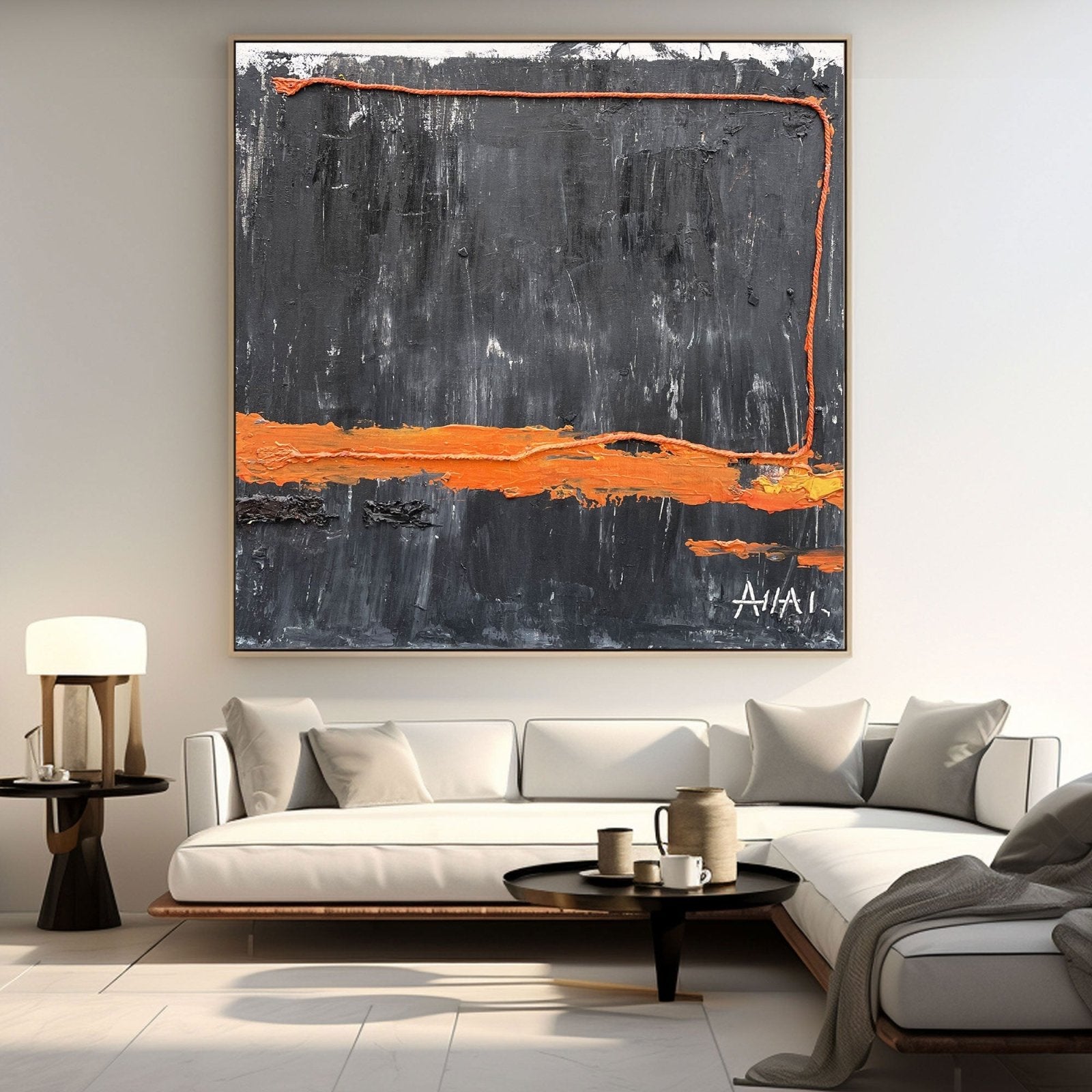 Abstract Painting "Odkrycie Granic” - nukeart
