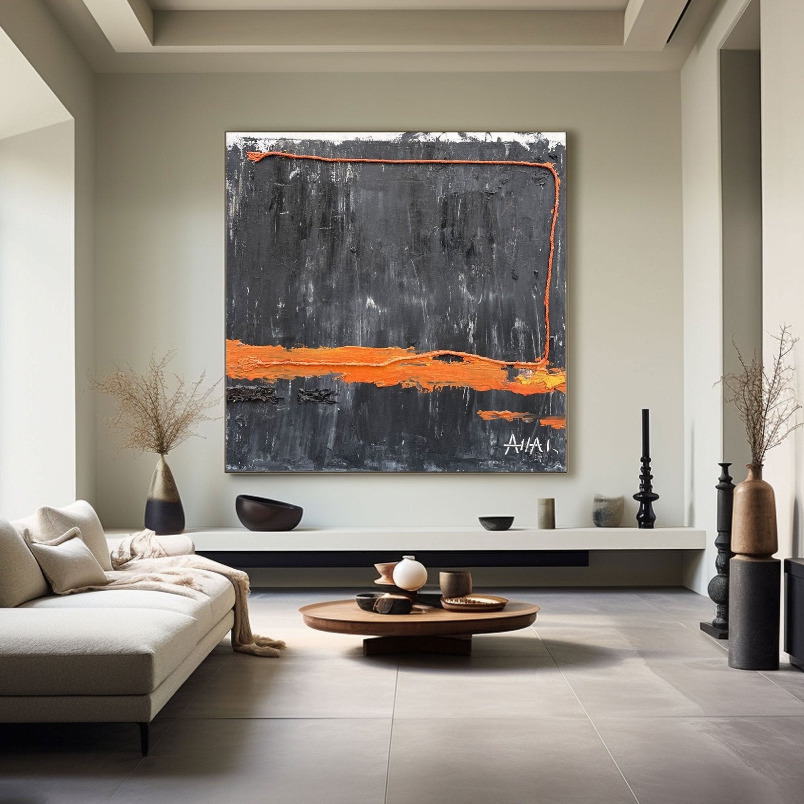 Abstract Painting "Odkrycie Granic” - nukeart