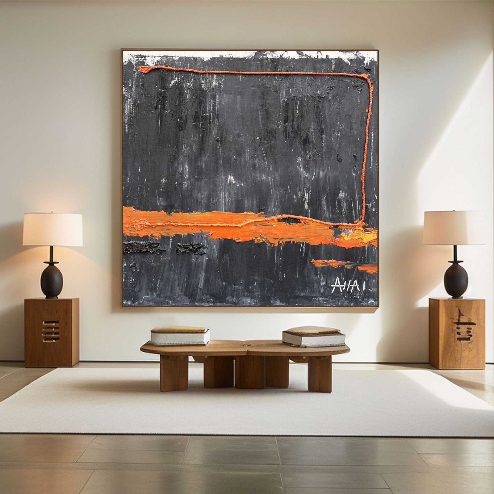 Abstract Painting "Odkrycie Granic” - nukeart