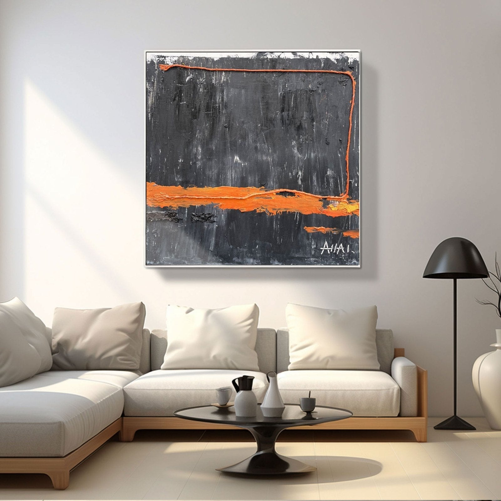 Abstract Painting "Odkrycie Granic” - nukeart