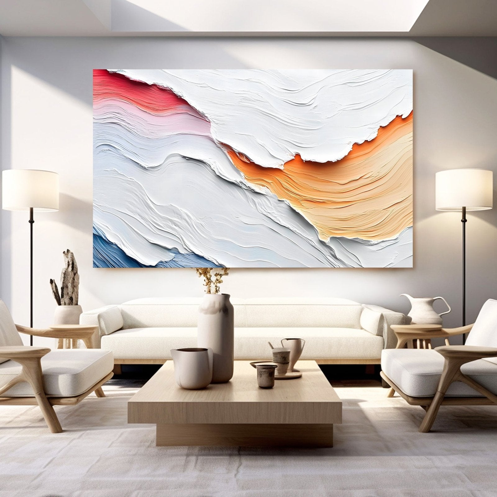 Abstract Painting "Olas de Color" - nukeart