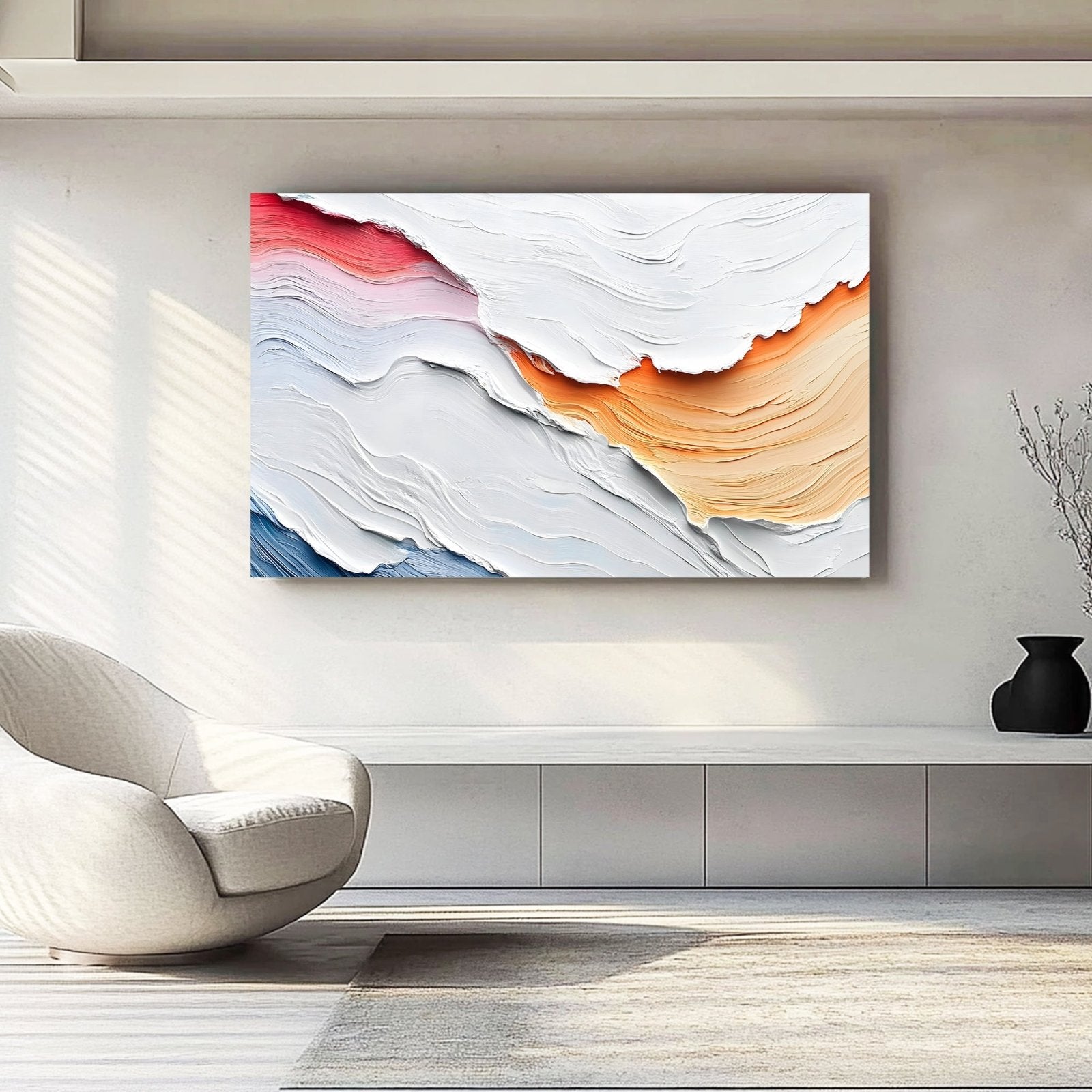 Abstract Painting "Olas de Color" - nukeart