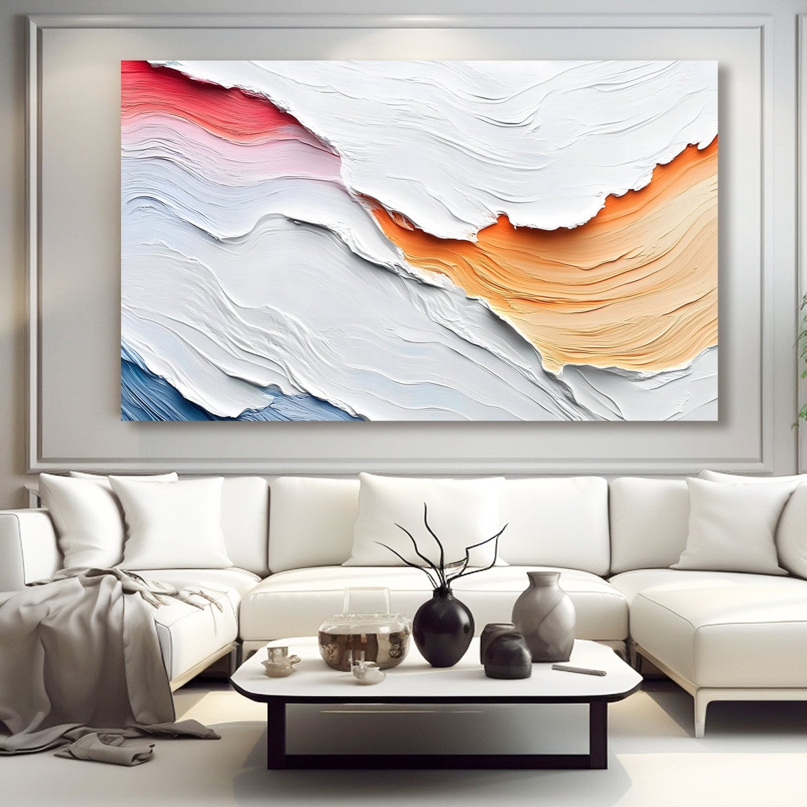 Abstract Painting "Olas de Color" - nukeart