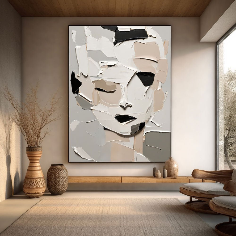 Abstract Painting "Ombre Éphémère” - nukeart
