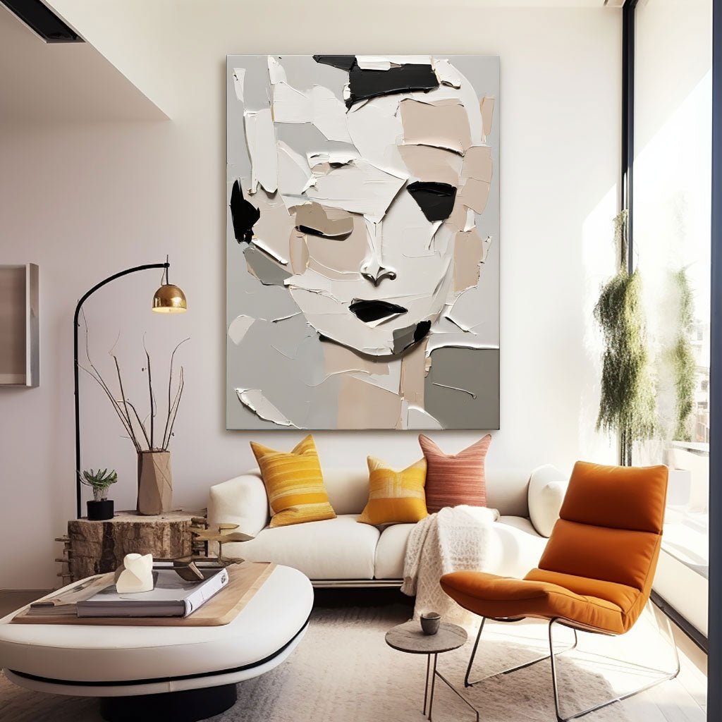 Abstract Painting "Ombre Éphémère” - nukeart