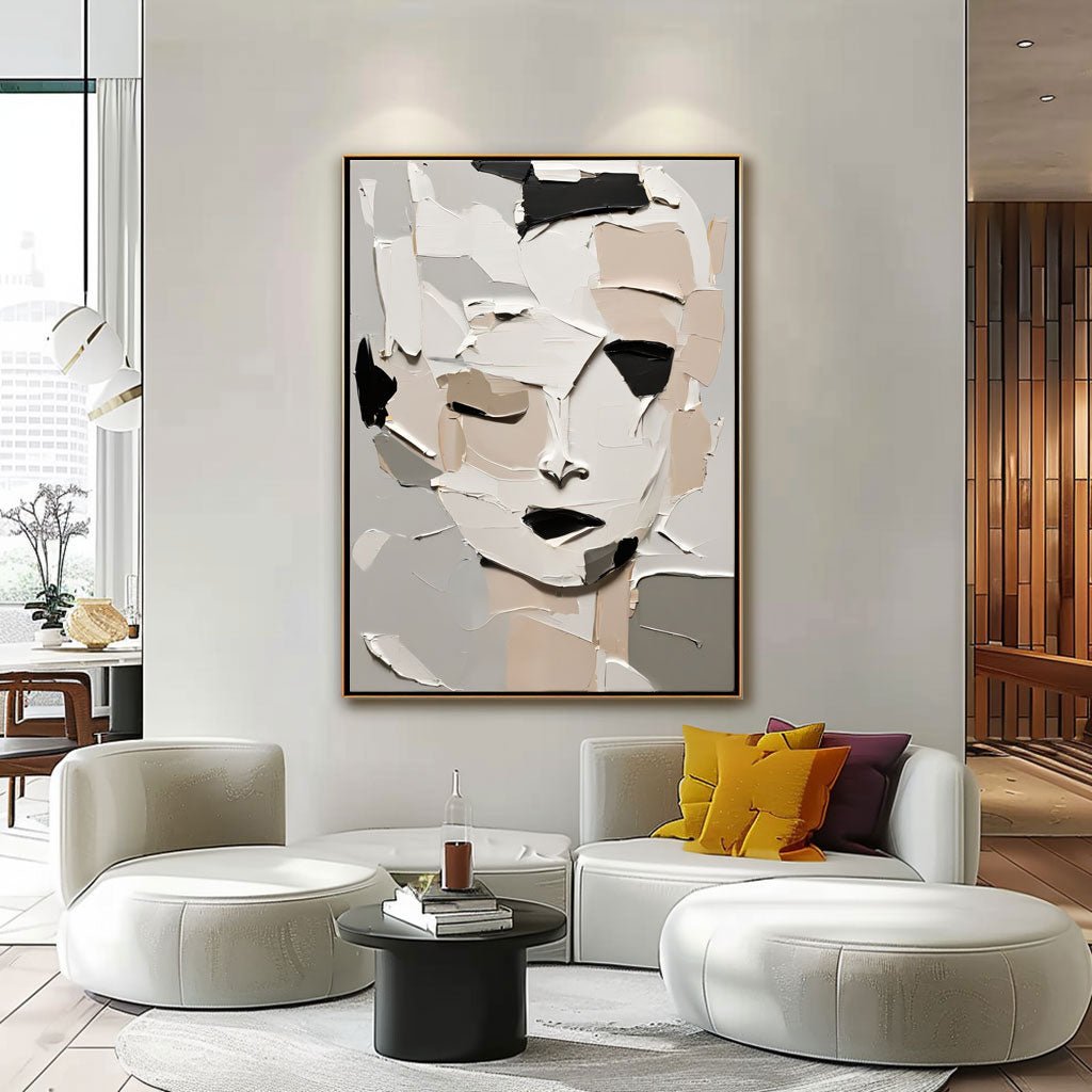 Abstract Painting "Ombre Éphémère” - nukeart