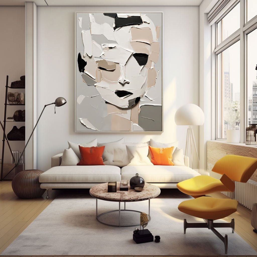 Abstract Painting "Ombre Éphémère” - nukeart
