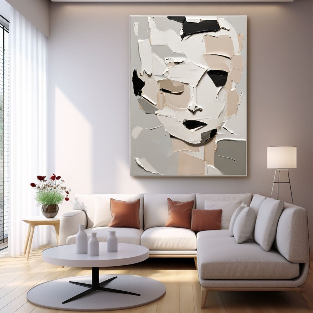 Abstract Painting "Ombre Éphémère” - nukeart