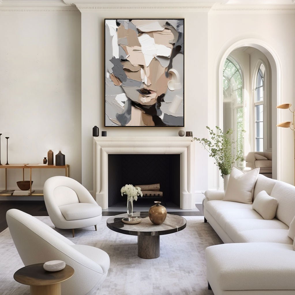 Abstract Painting "Ombre Fragmentée” - nukeart
