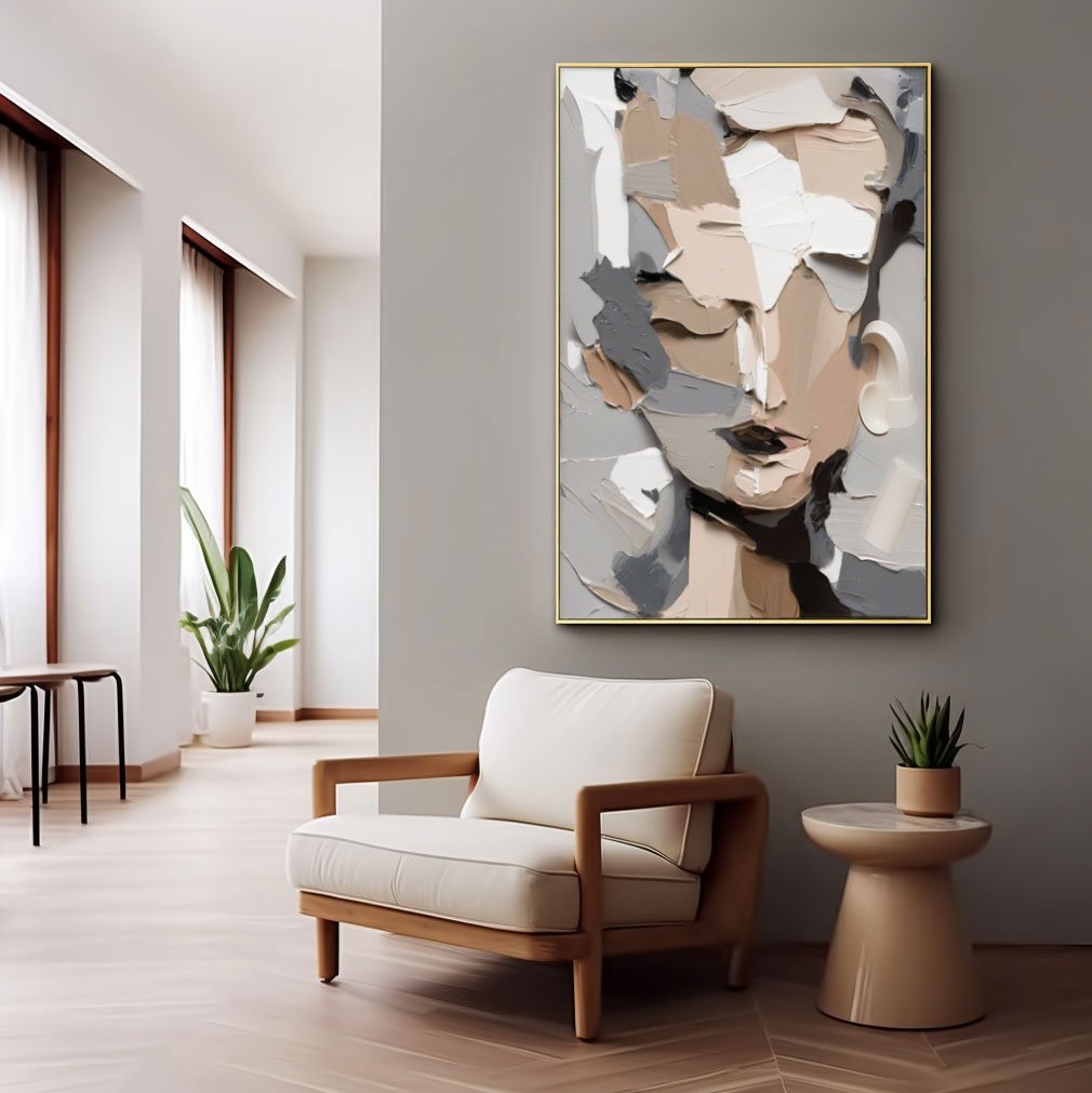 Abstract Painting "Ombre Fragmentée” - nukeart