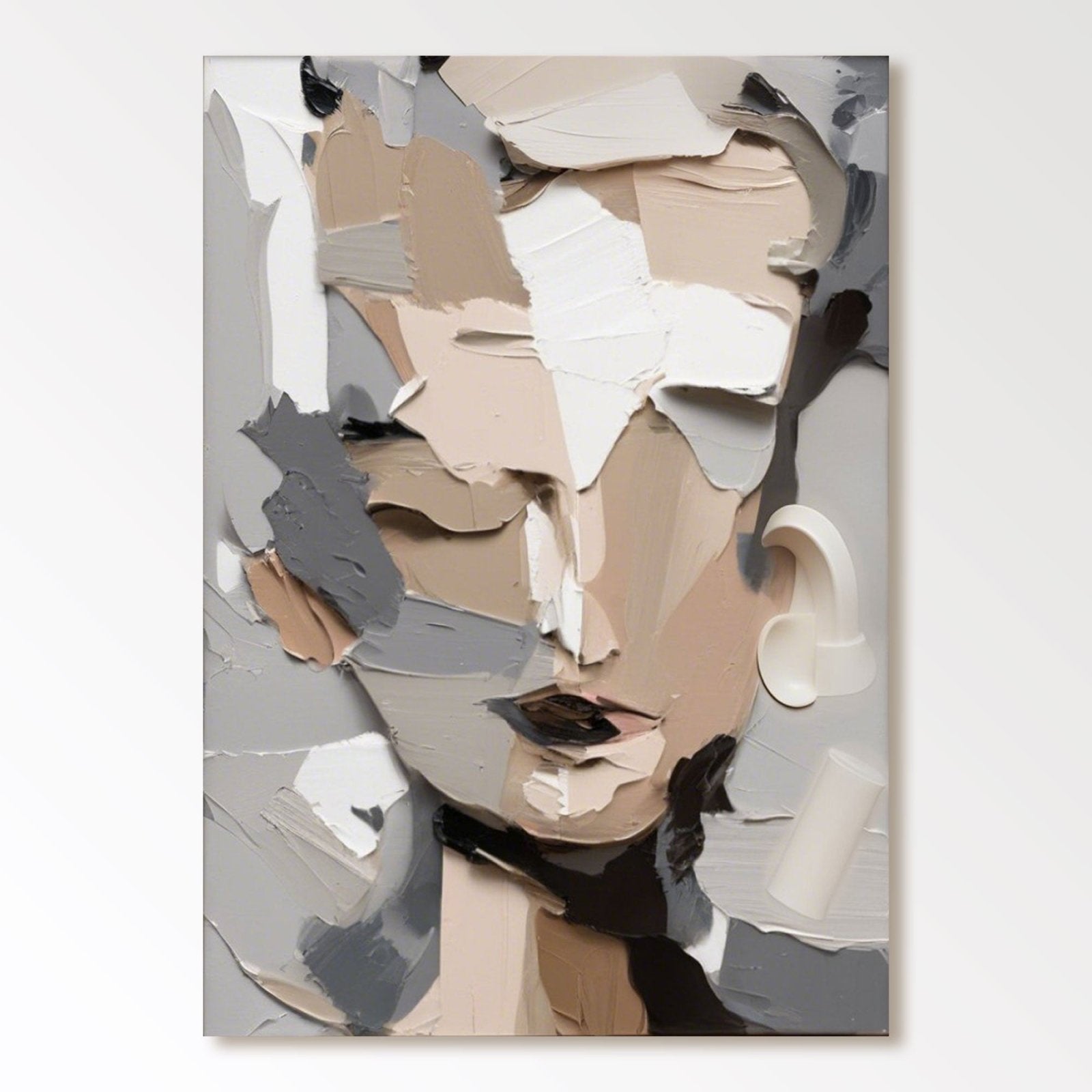 Abstract Painting "Ombre Fragmentée” - nukeart