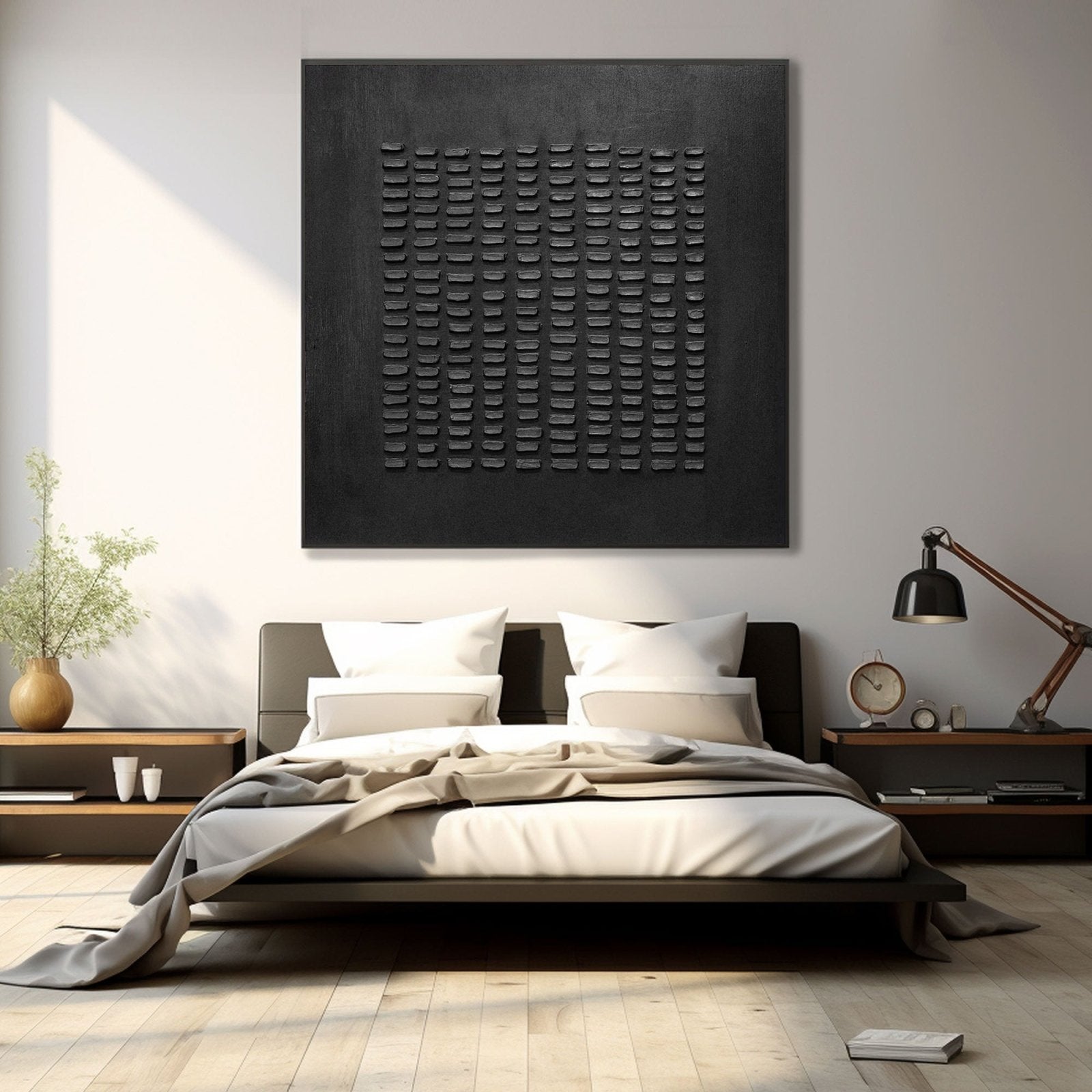 Abstract Painting "Ombre Murmure” - nukeart