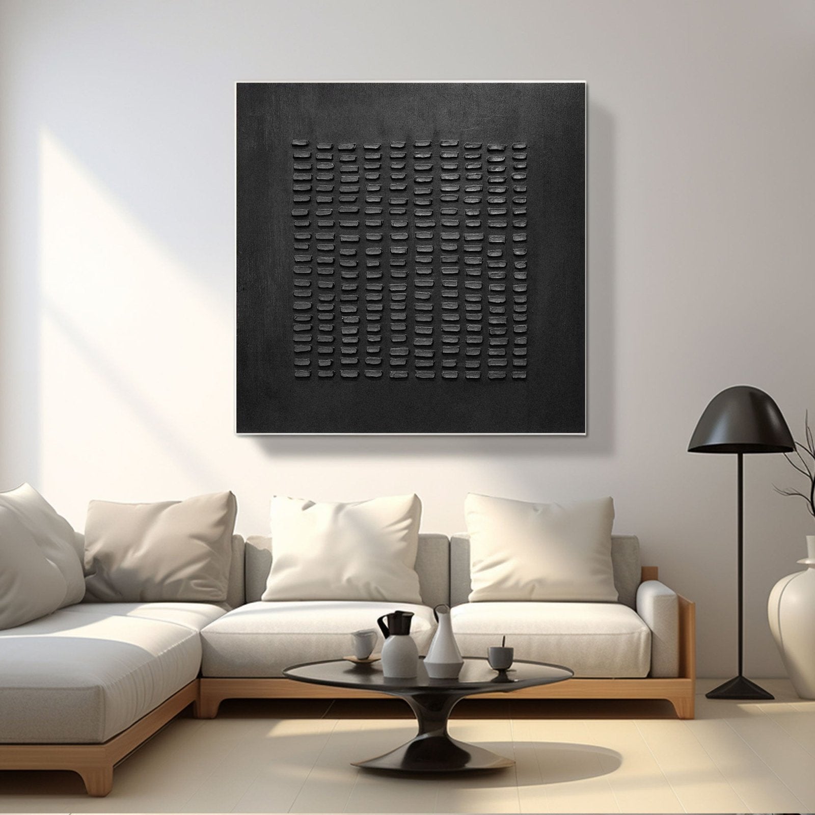 Abstract Painting "Ombre Murmure” - nukeart