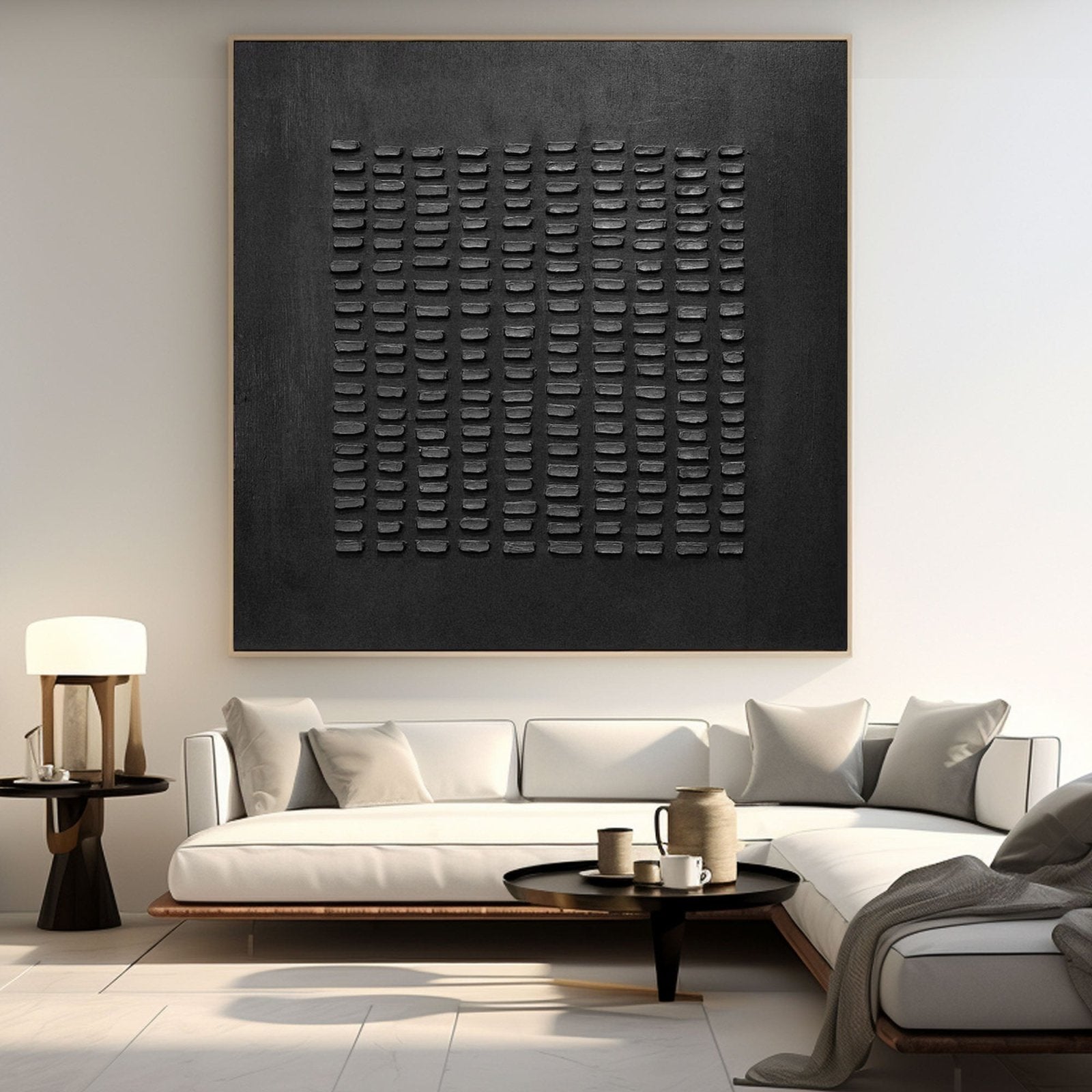 Abstract Painting "Ombre Murmure” - nukeart
