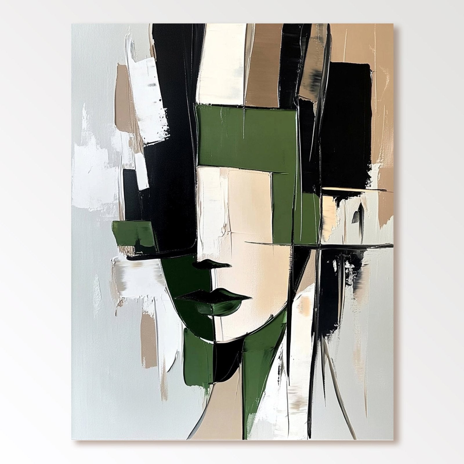 Abstract Painting "Ombre Silencieus” - nukeart
