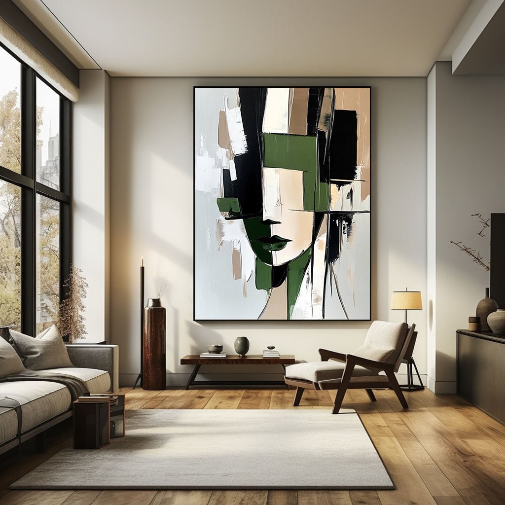 Abstract Painting "Ombre Silencieus” - nukeart