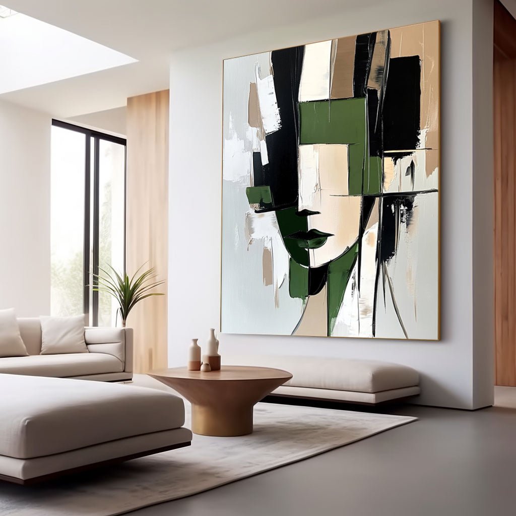 Abstract Painting "Ombre Silencieus” - nukeart