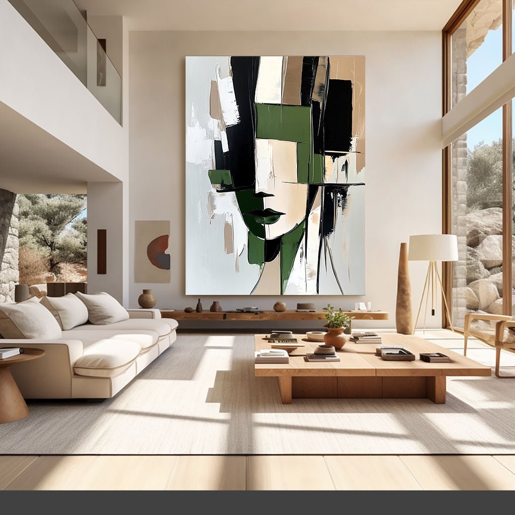 Abstract Painting "Ombre Silencieus” - nukeart