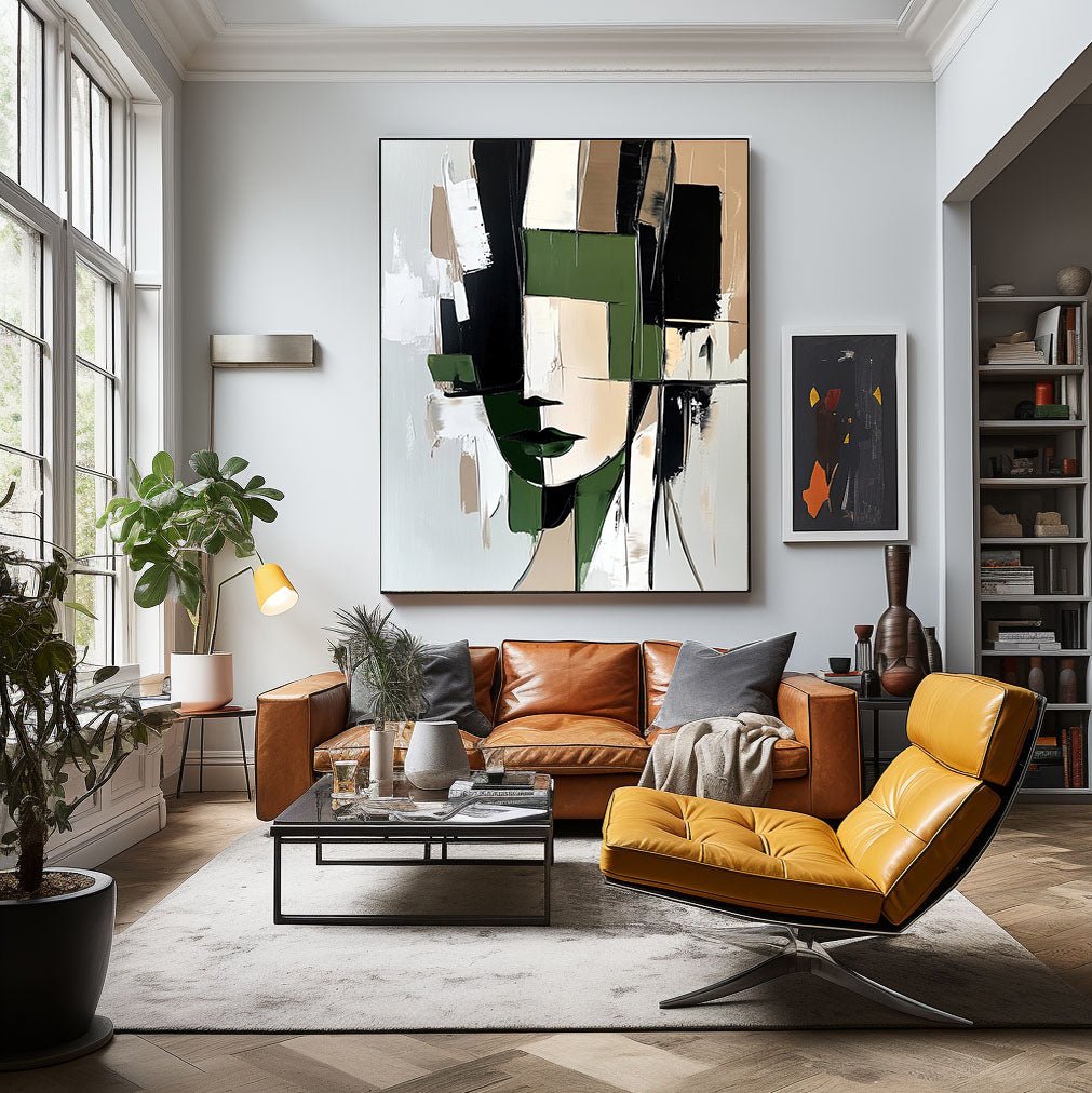 Abstract Painting "Ombre Silencieus” - nukeart