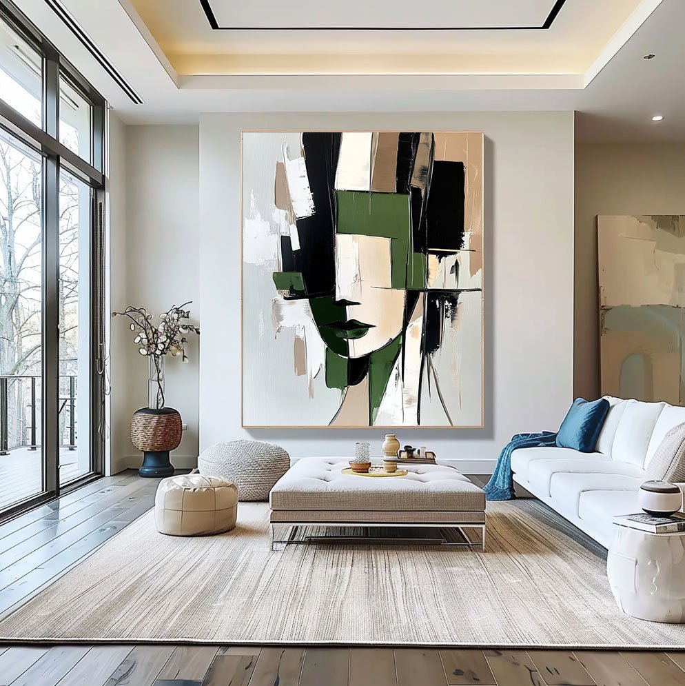 Abstract Painting "Ombre Silencieus” - nukeart
