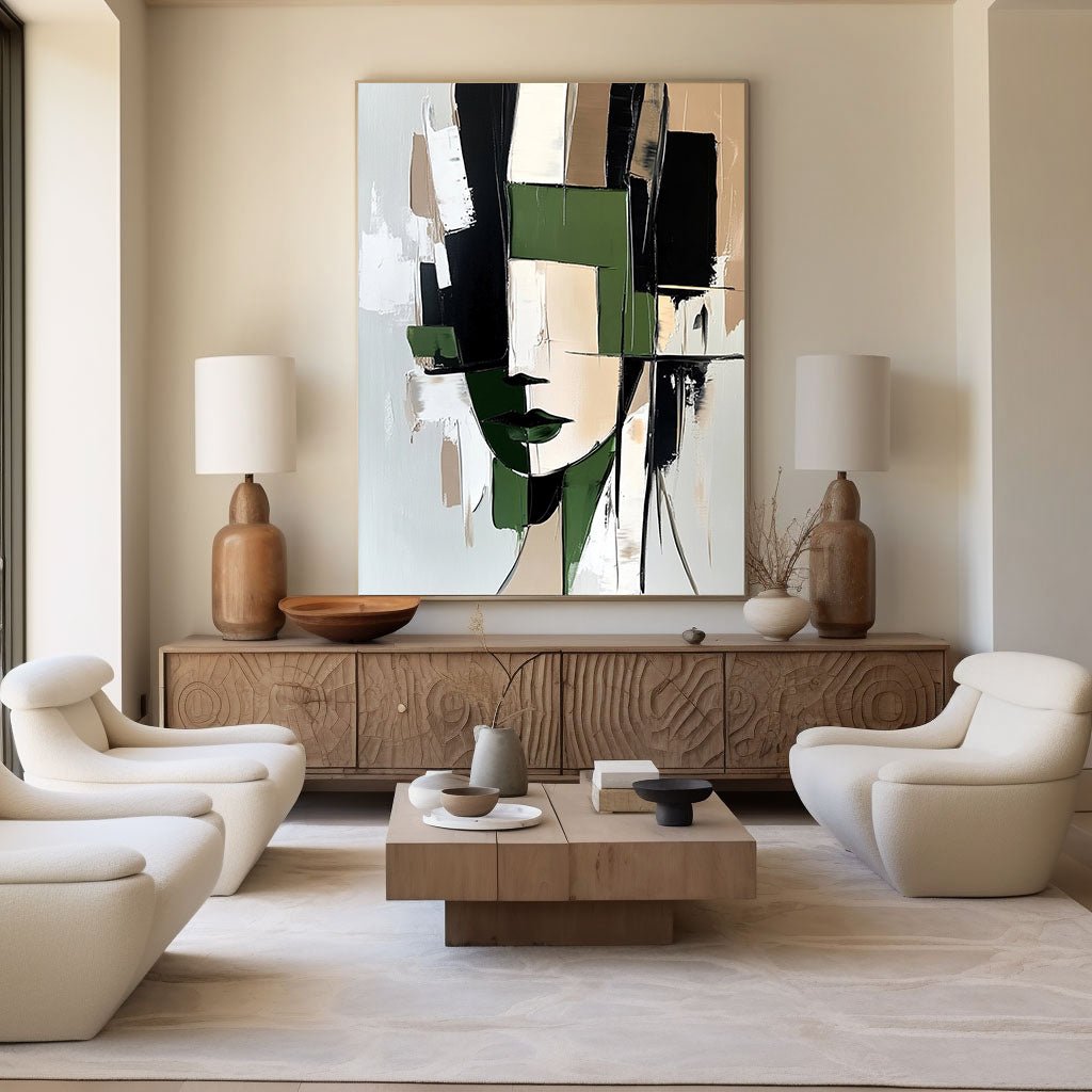 Abstract Painting "Ombre Silencieus” - nukeart