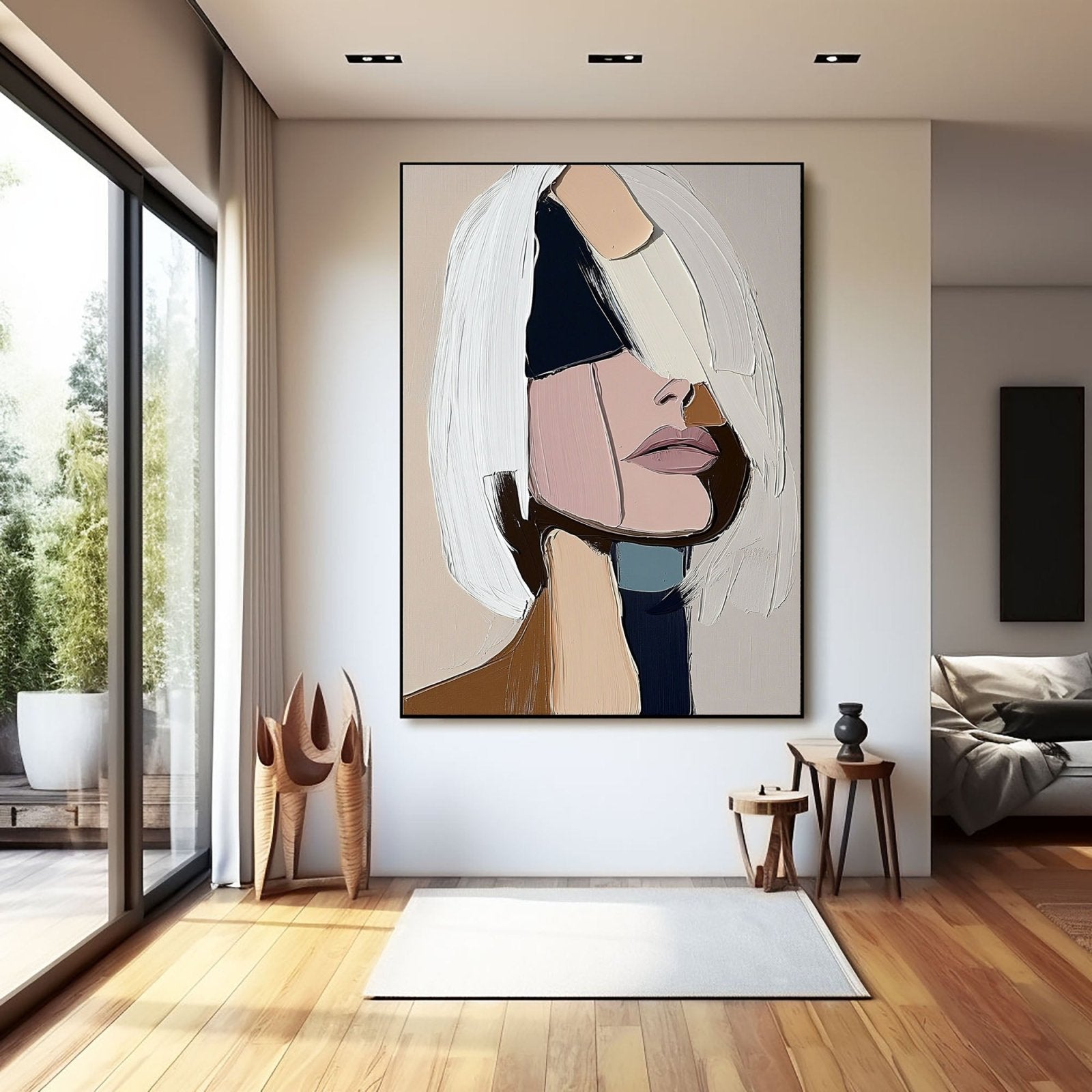 Abstract Painting "Ombres Murmurantes” - nukeart