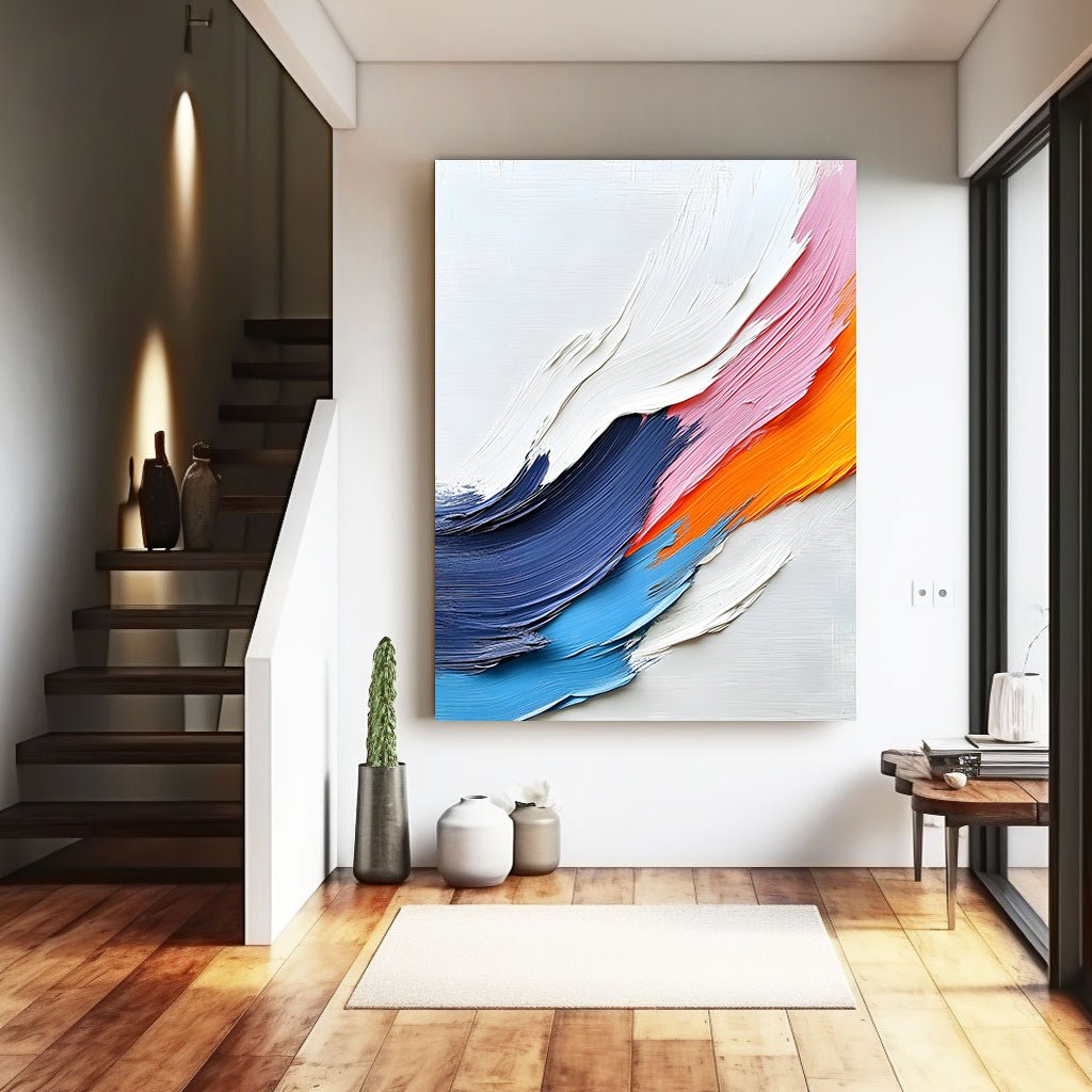 Abstract Painting "Ondas de Color” - nukeart