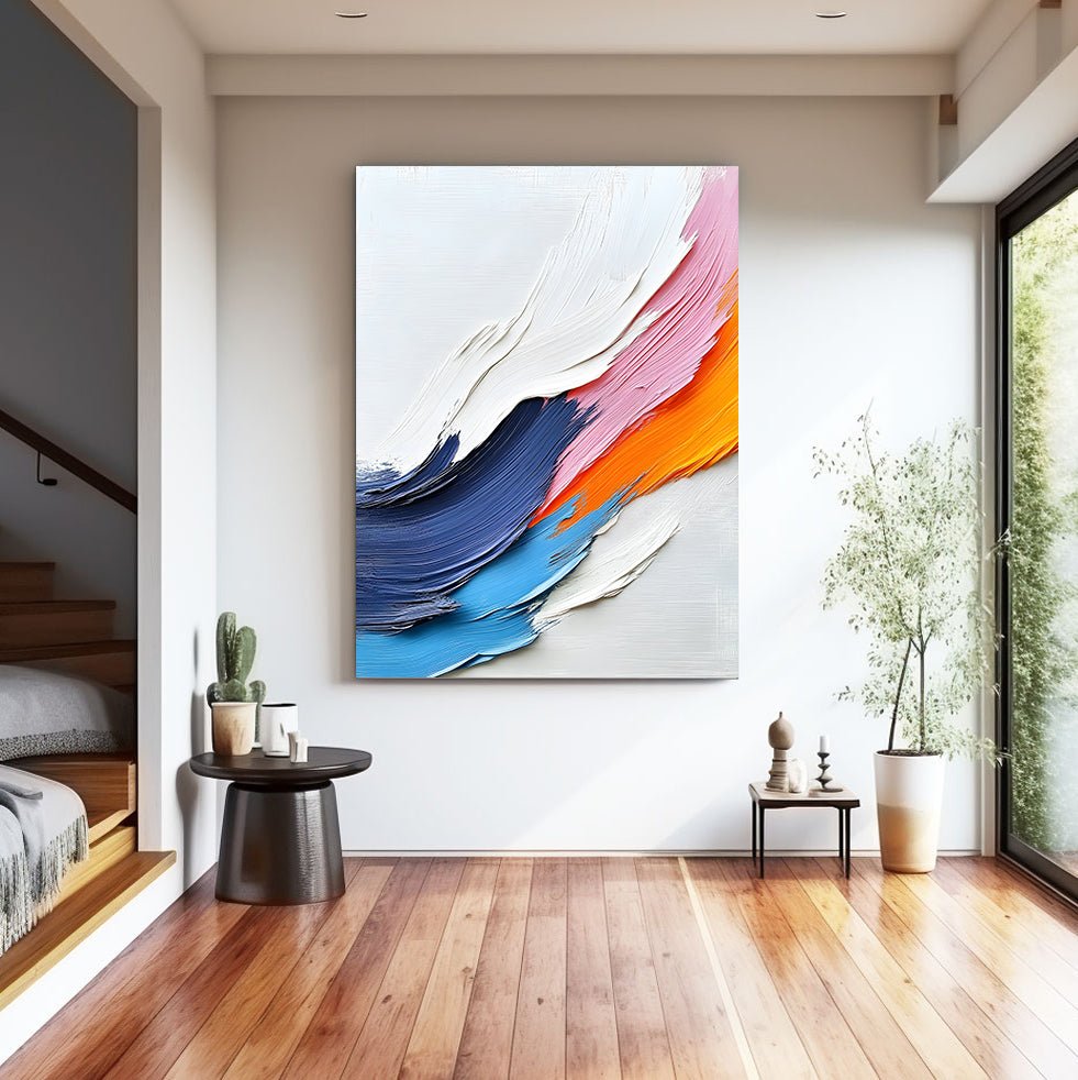 Abstract Painting "Ondas de Color” - nukeart