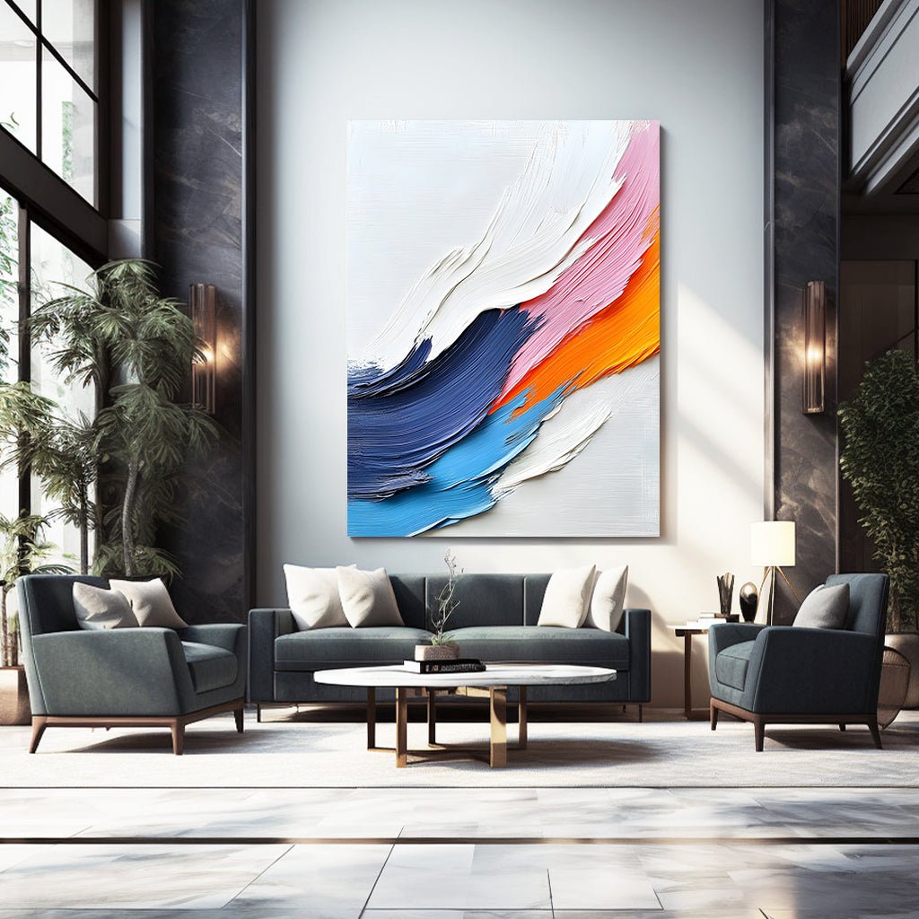 Abstract Painting "Ondas de Color” - nukeart