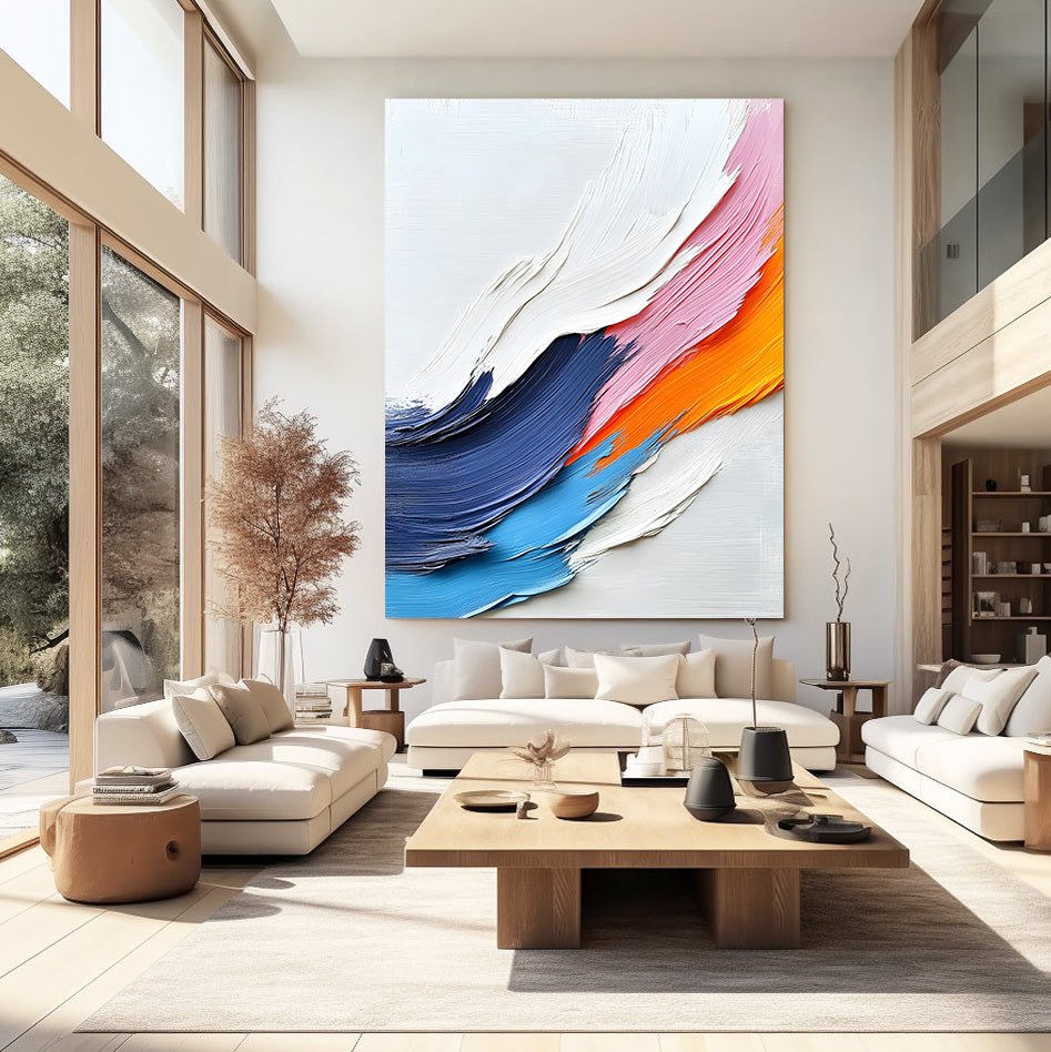 Abstract Painting "Ondas de Color” - nukeart