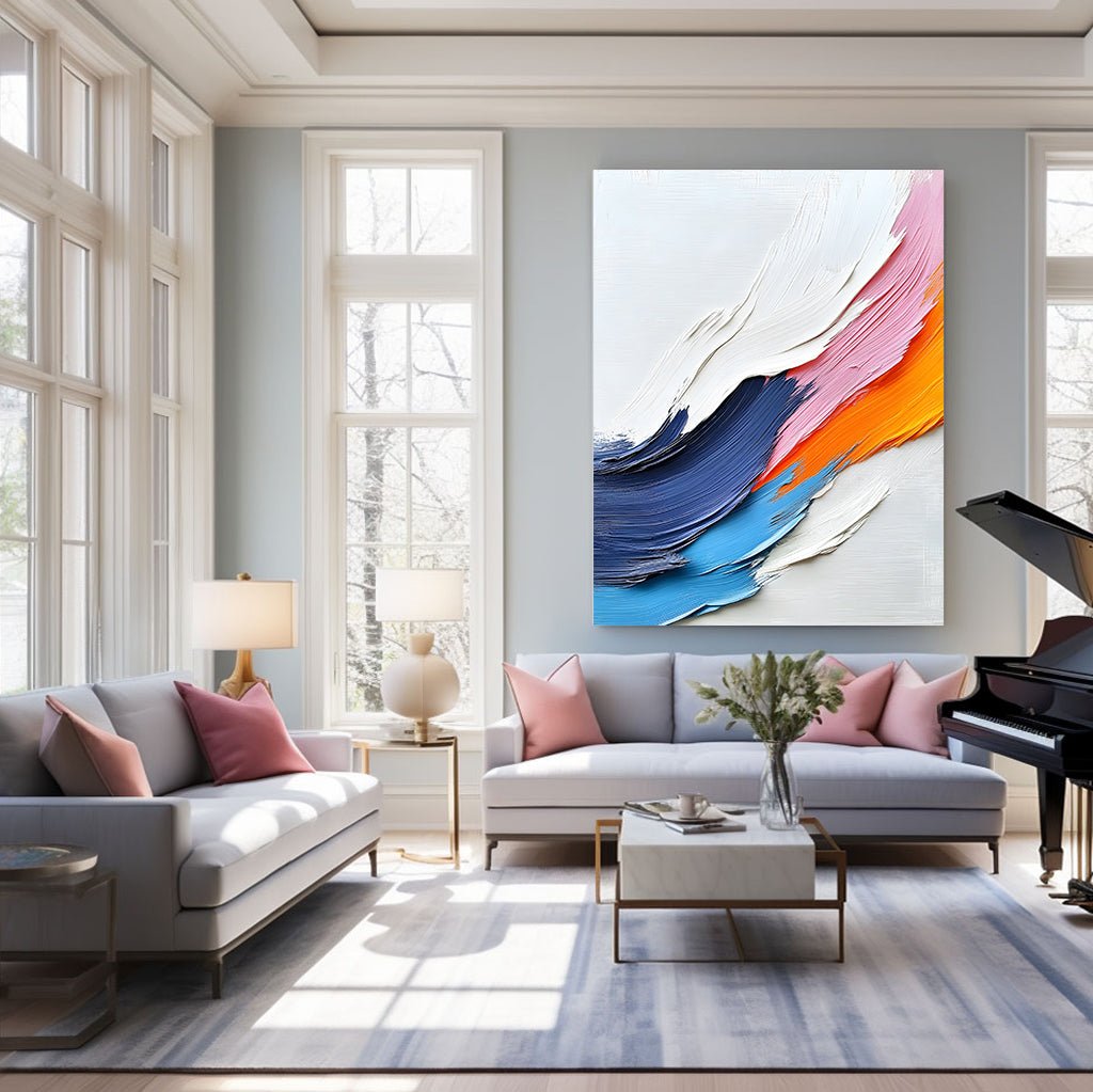 Abstract Painting "Ondas de Color” - nukeart