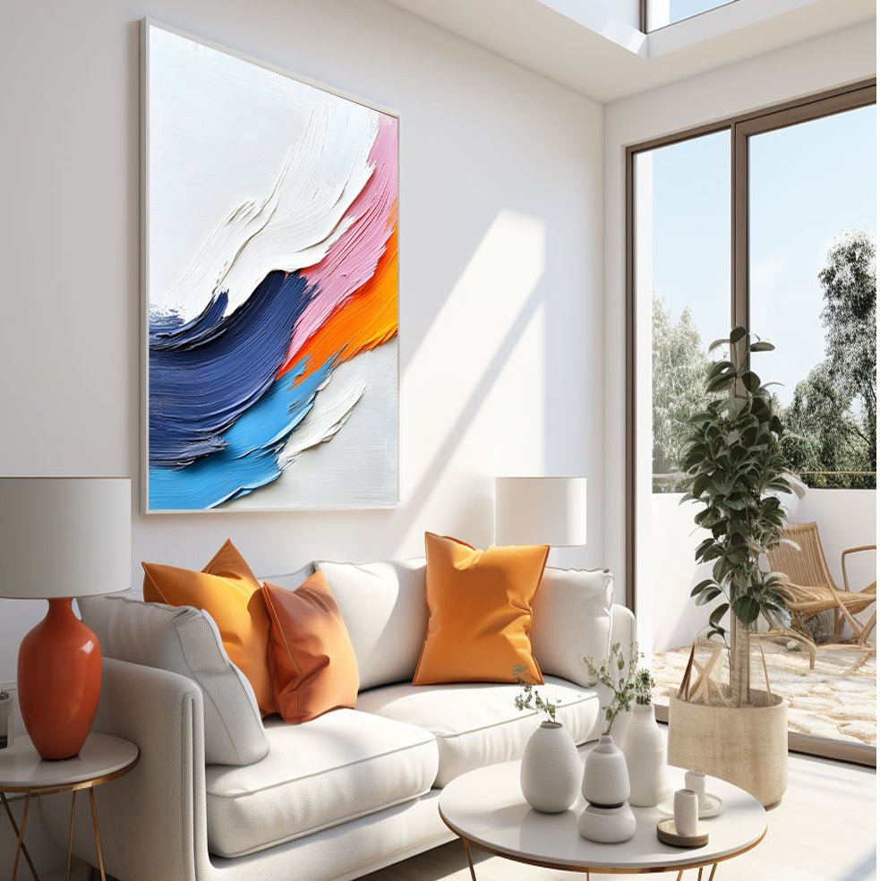 Abstract Painting "Ondas de Color” - nukeart