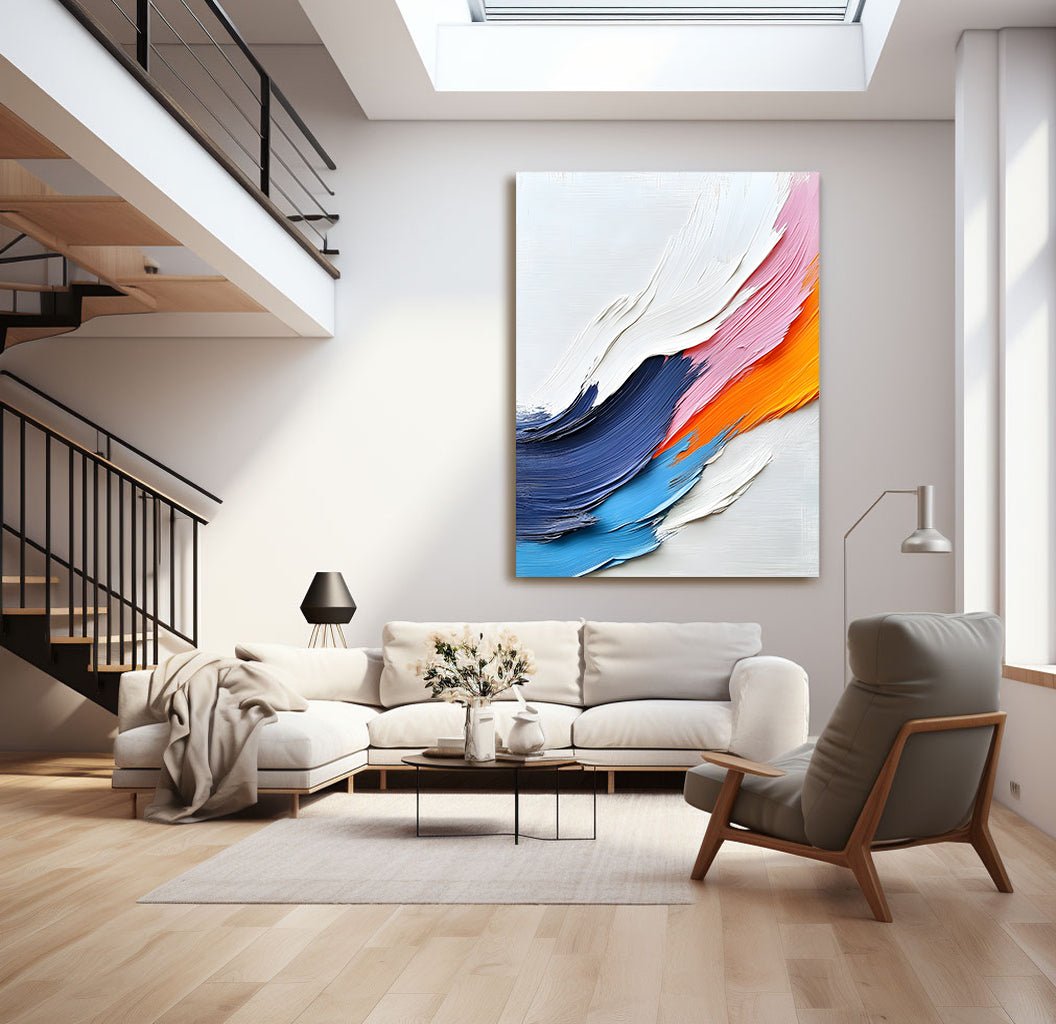 Abstract Painting "Ondas de Color” - nukeart