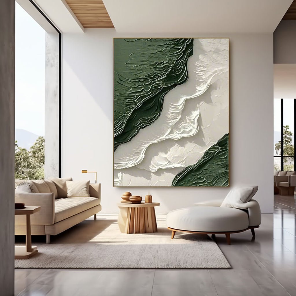Abstract Painting "Ondas de Contraste” - nukeart