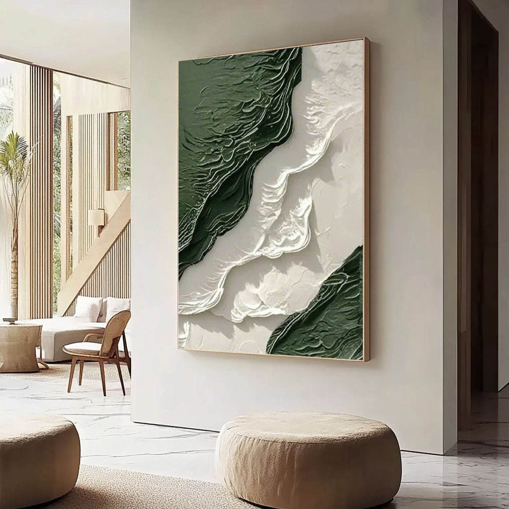 Abstract Painting "Ondas de Contraste” - nukeart