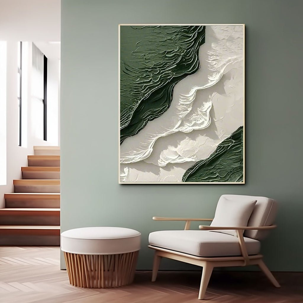 Abstract Painting "Ondas de Contraste” - nukeart