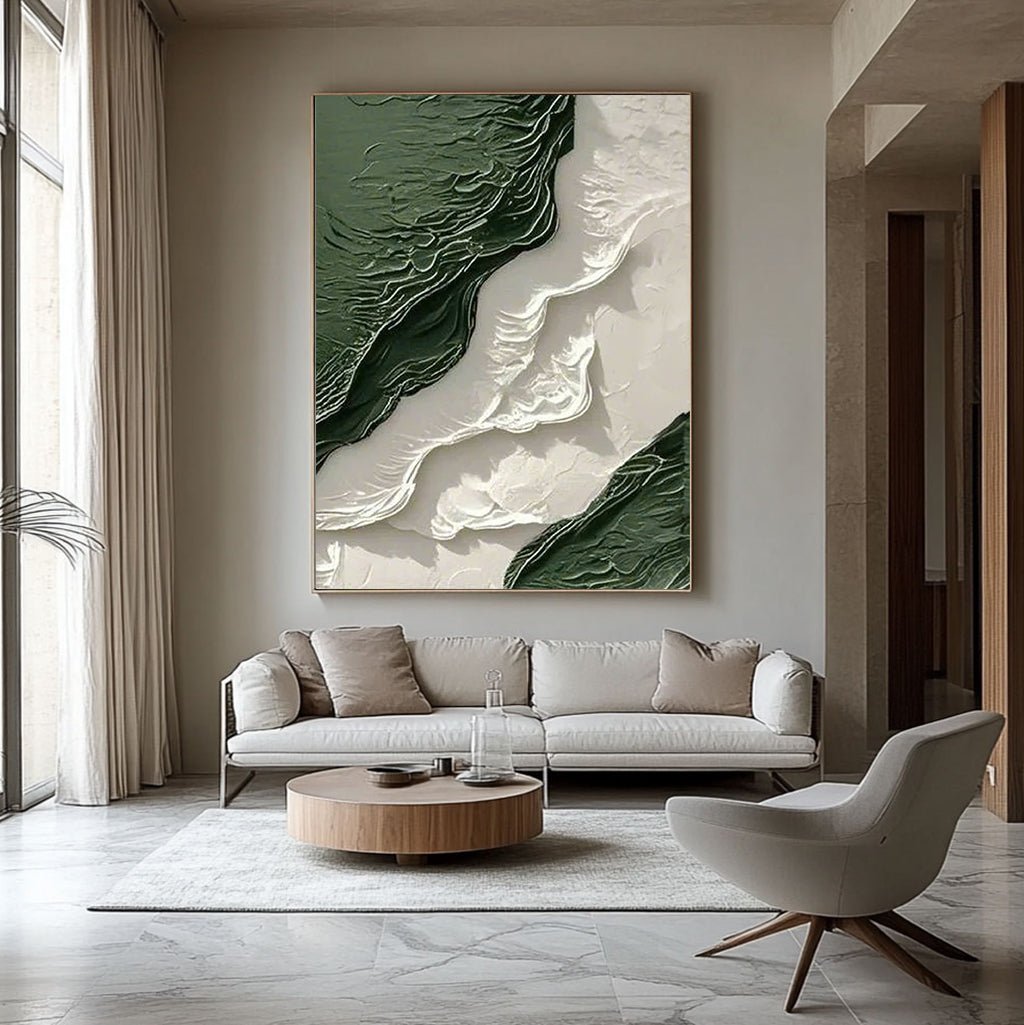 Abstract Painting "Ondas de Contraste” - nukeart