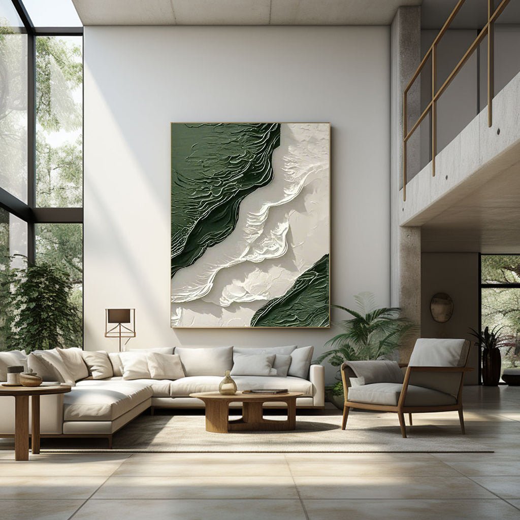 Abstract Painting "Ondas de Contraste” - nukeart