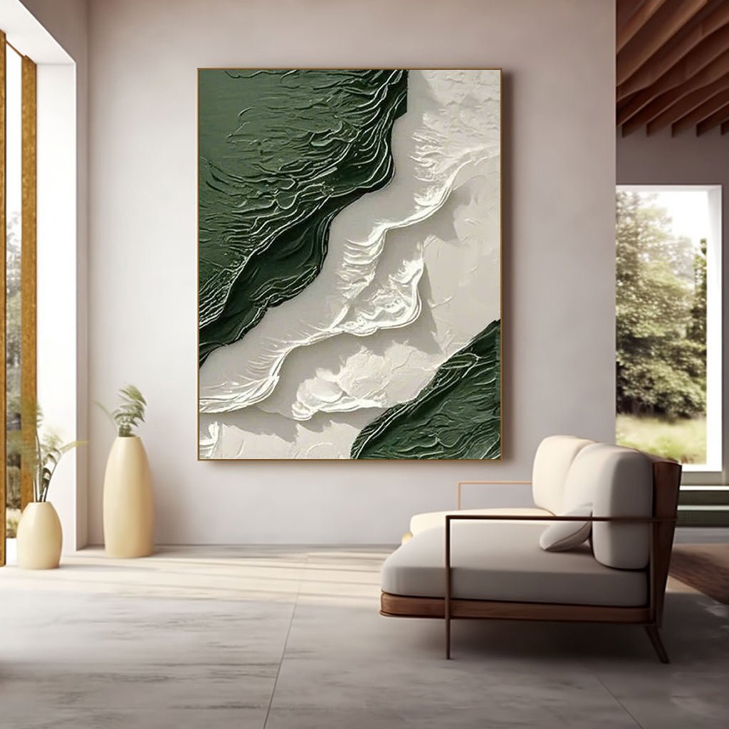 Abstract Painting "Ondas de Contraste” - nukeart