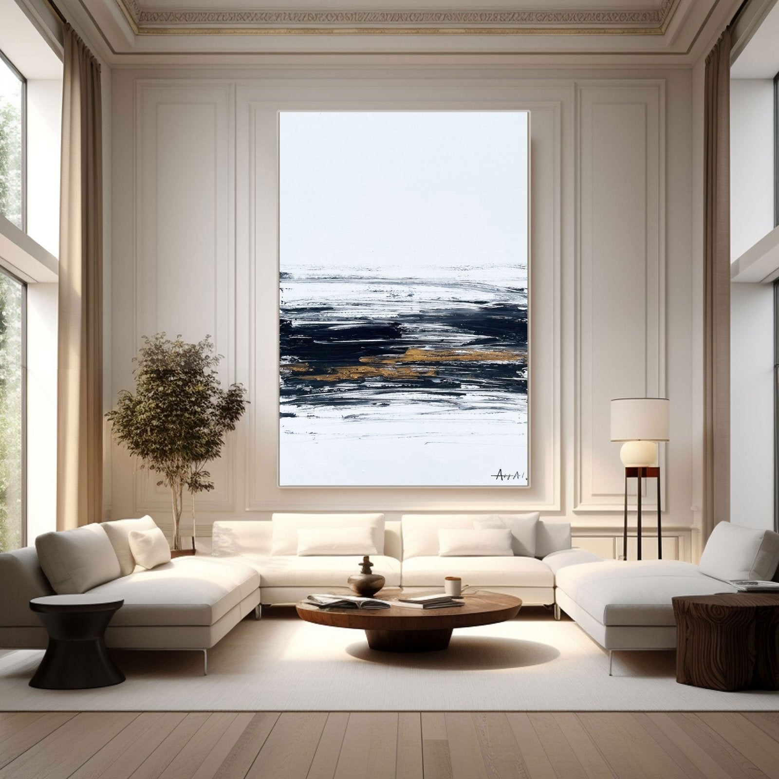 Abstract Painting "Övergångens Konst” - nukeart