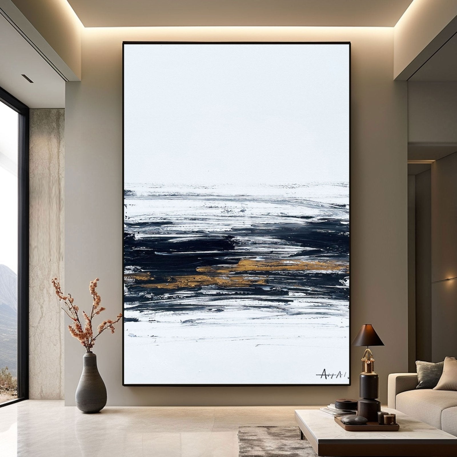 Abstract Painting "Övergångens Konst” - nukeart