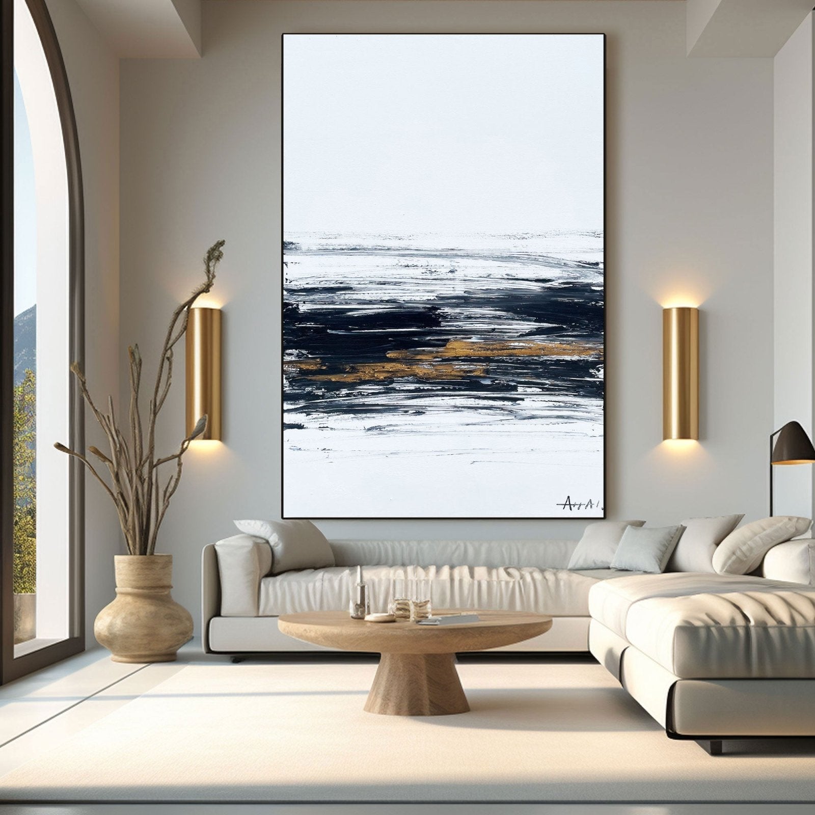 Abstract Painting "Övergångens Konst” - nukeart