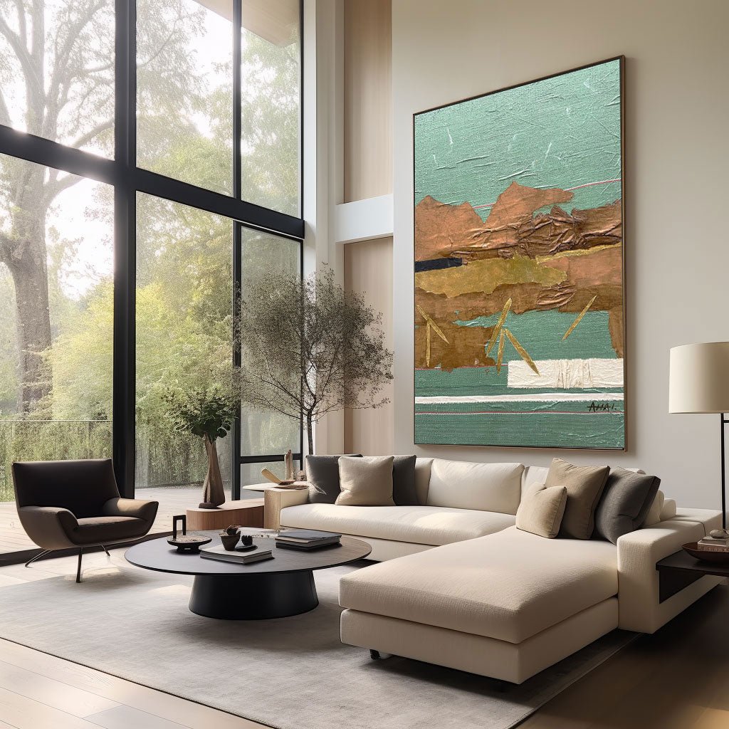 Abstract Painting "Paisaje Interior” - nukeart