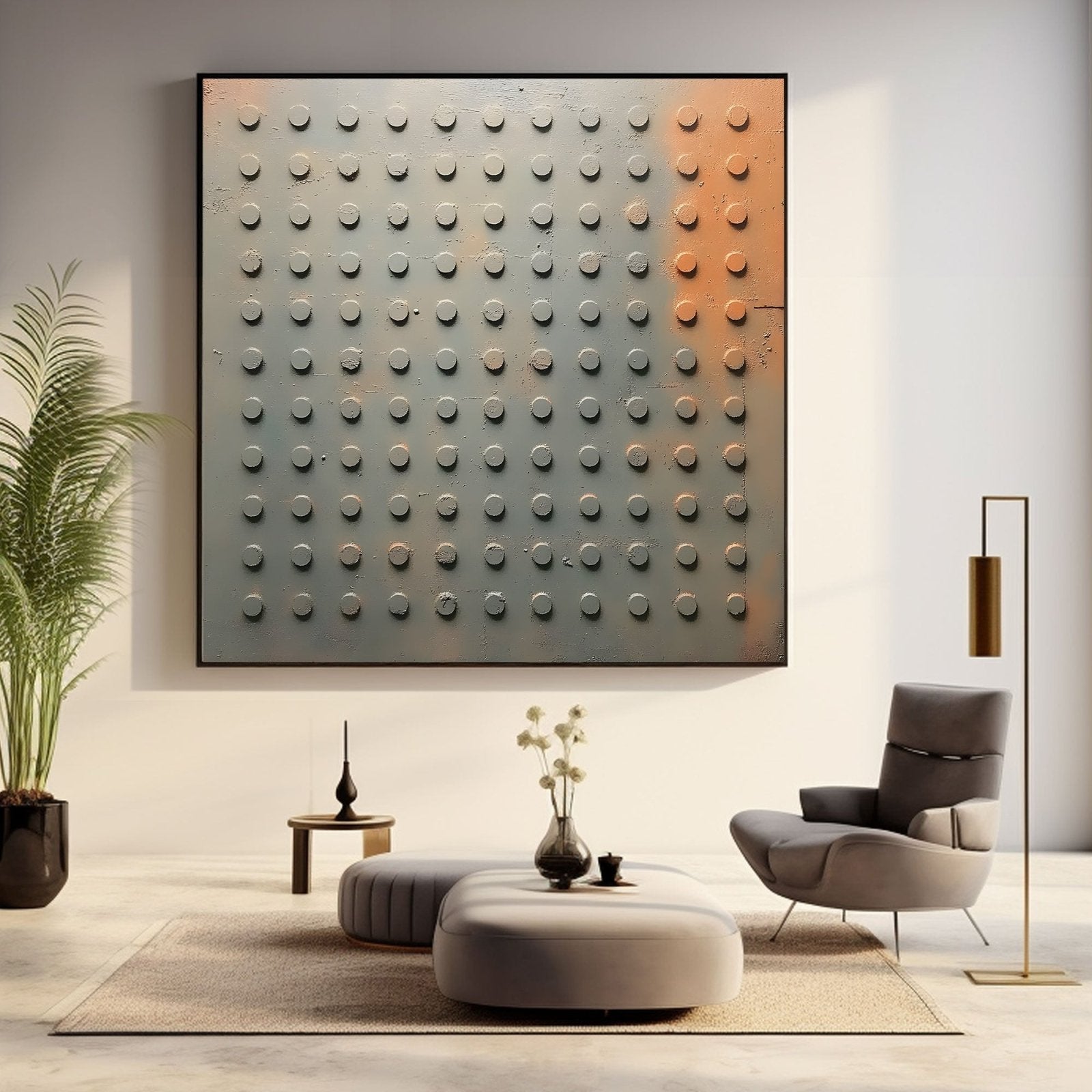 Abstract Painting "Patrón Industrial” - nukeart