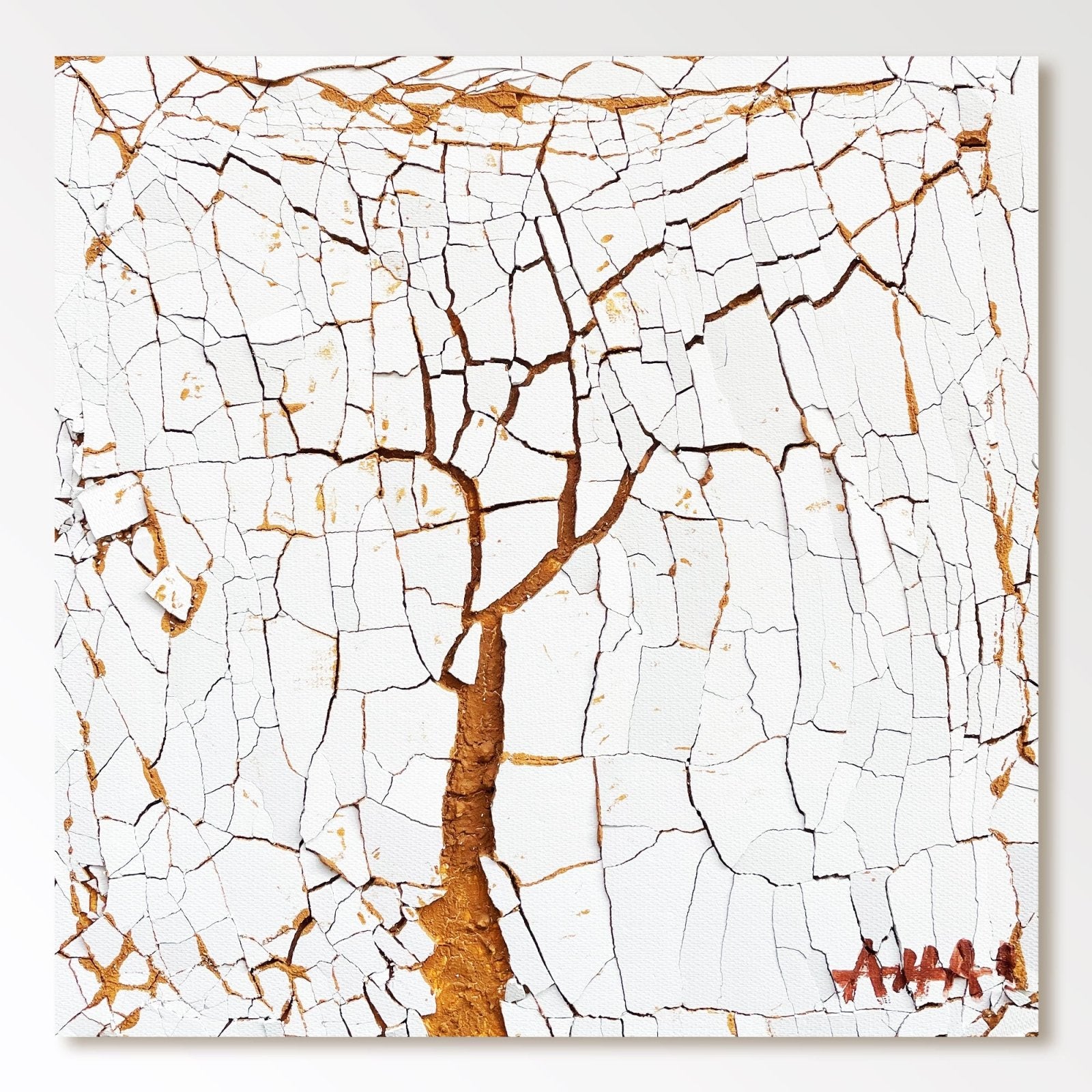 Abstract Painting "Pęknięcia Nadziei” - nukeart