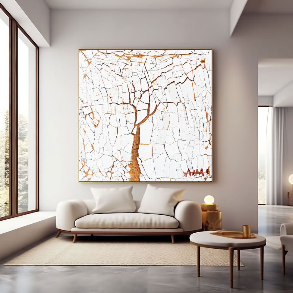 Abstract Painting "Pęknięcia Nadziei” - nukeart