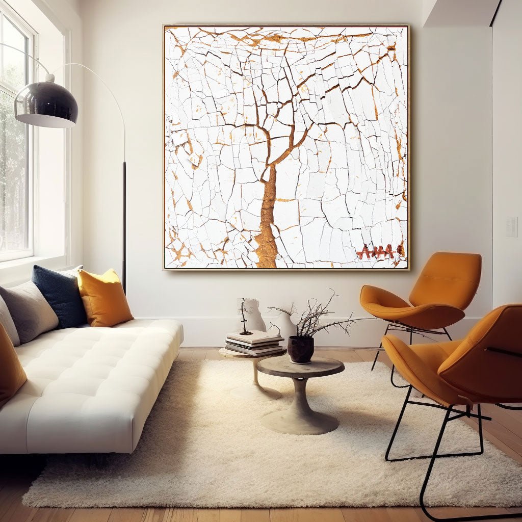 Abstract Painting "Pęknięcia Nadziei” - nukeart