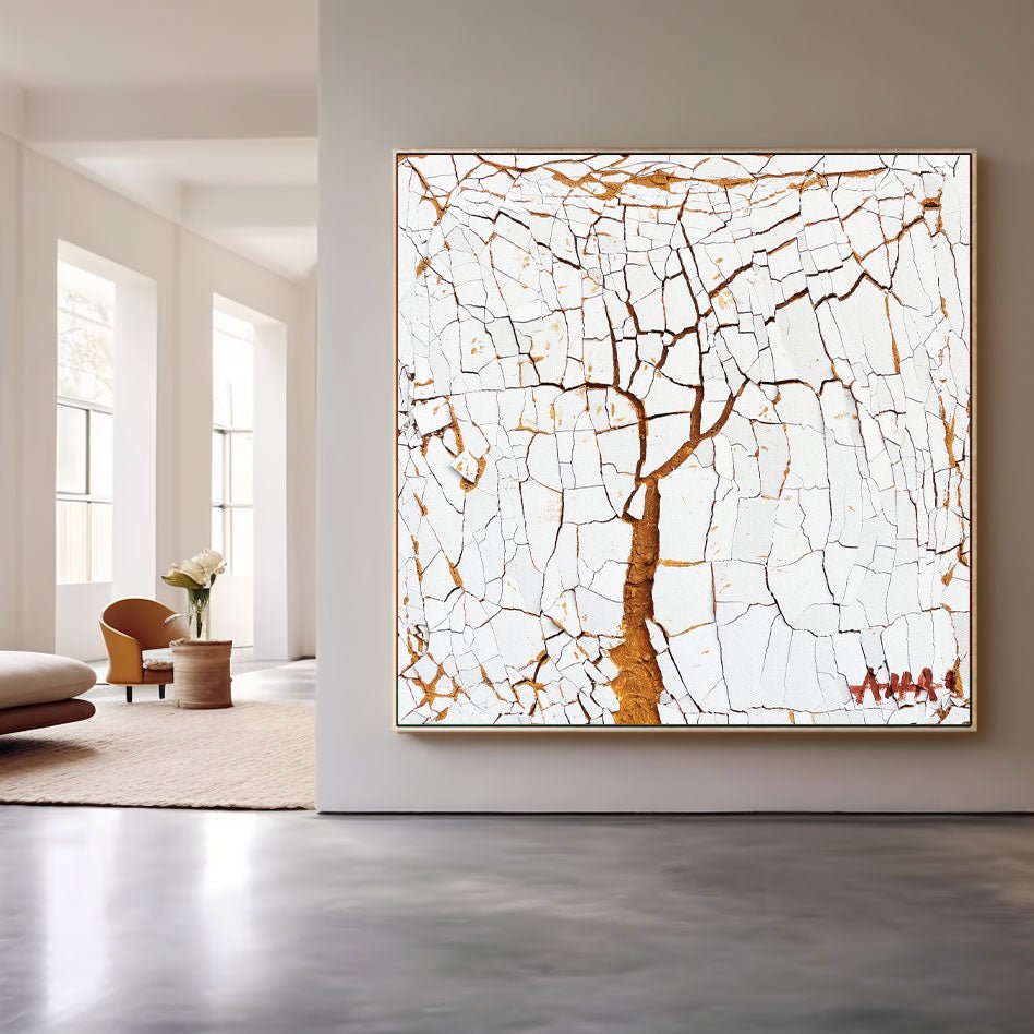 Abstract Painting "Pęknięcia Nadziei” - nukeart